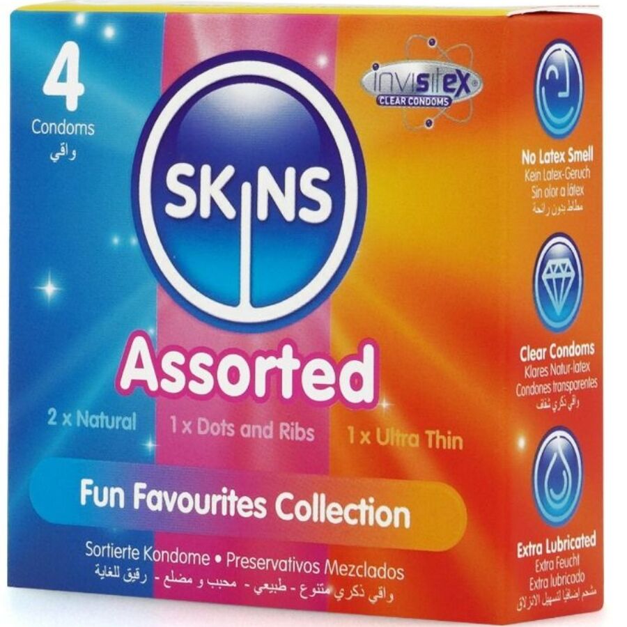 SKINS - ASSORTIMENT DE PRÉSERVATIFS PREMIUM