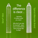 SKINS - PRÉSERVATIFS PREMIUM À LA MENTHE, PAQUET DE 8