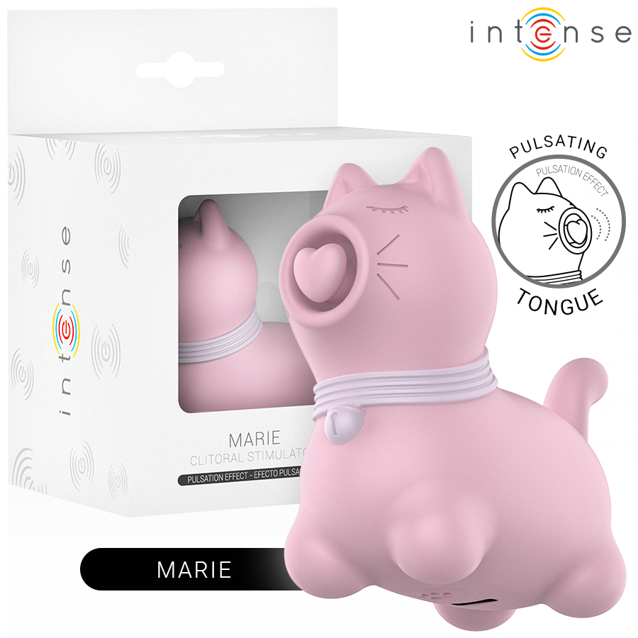 STIMULATEUR DE LANGUE À EFFET DE PULSATION INTENSE - MARIE PINK