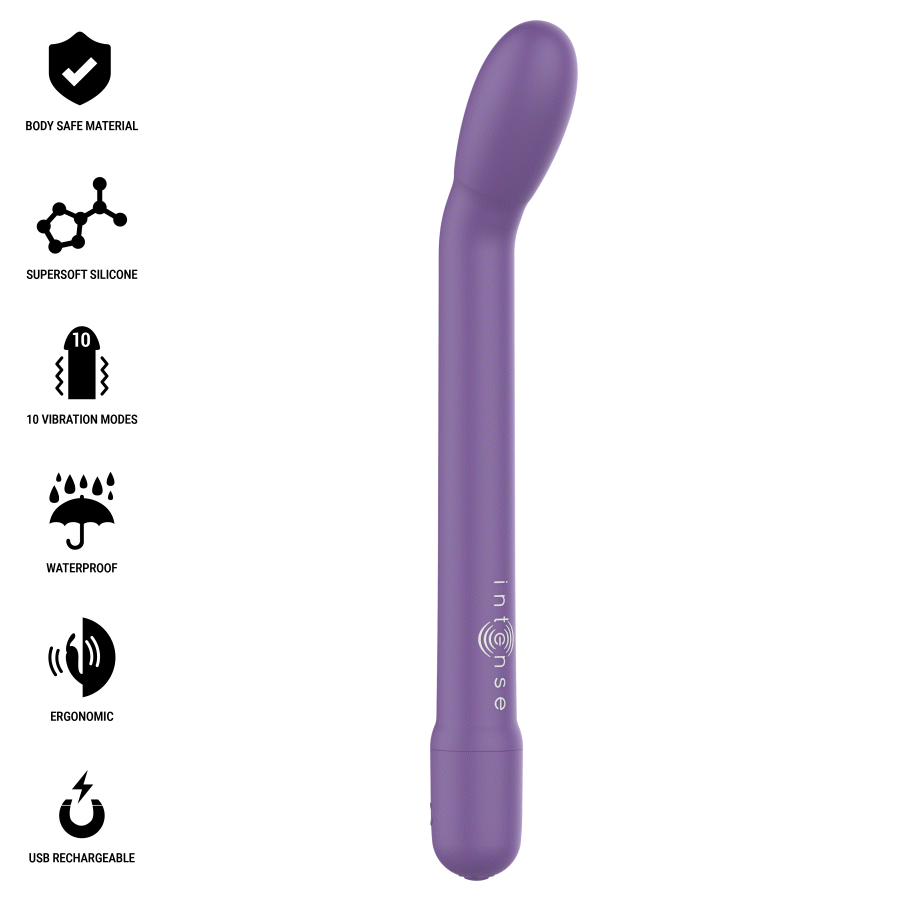 INTENSE - STIMULATEUR DE POINT G RECHARGEABLE KARLIE VIOLET