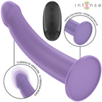 VIBRATEUR INTENSE EDDIE 17,5 CM 10 VIBRATIONS TÉLÉCOMMANDE VIOLETTE
