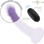 VIBRATEUR INTENSE EDDIE 17,5 CM 10 VIBRATIONS TÉLÉCOMMANDE VIOLETTE