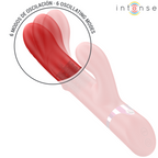 INTENSE - LELE VIBRATEUR MULTIFONCTIONNEL ROTATIF, OSCILLANT ET STIMULANT ROUGE