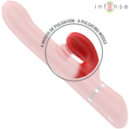 INTENSE - LELE VIBRATEUR MULTIFONCTIONNEL ROTATIF, OSCILLANT ET STIMULANT ROUGE