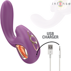 INTENSE - LALI VIBRATEUR MULTIFONCTIONNEL POINT G TAPOTEMENT, POUSSÉE ET VIBRATION VIOLET