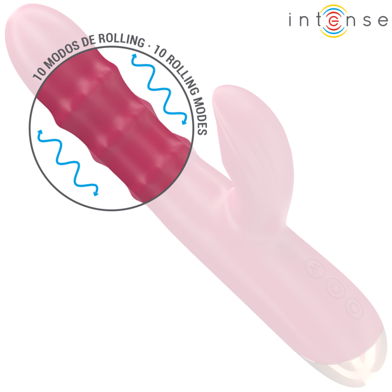 INTENSE - CHLOE 3-EN-1 VIBRATEUR MULTIFONCTIONNEL ROUGE