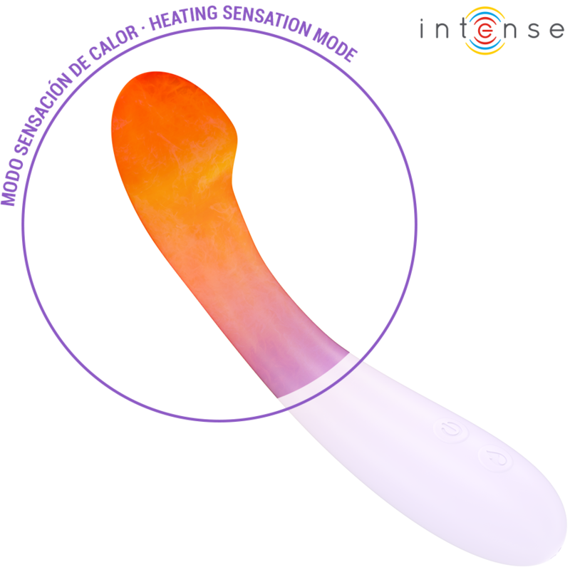 INTENSE - BECKY VIBRATEUR CHAUFFANT 19 CM 7 VIBRATIONS VIOLET
