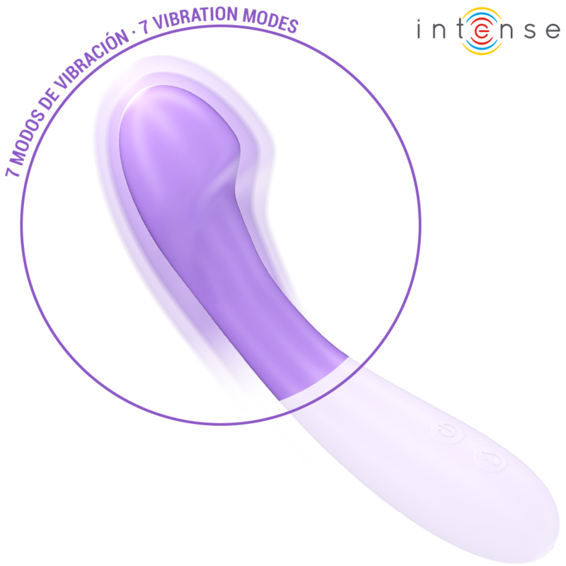 INTENSE - BECKY VIBRATEUR CHAUFFANT 19 CM 7 VIBRATIONS VIOLET