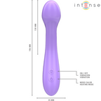 INTENSE - BECKY VIBRATEUR CHAUFFANT 19 CM 7 VIBRATIONS VIOLET