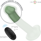 Vibrateur INTENSE BECCA avec ventouse, 10 modes de vibration, télécommande, vert