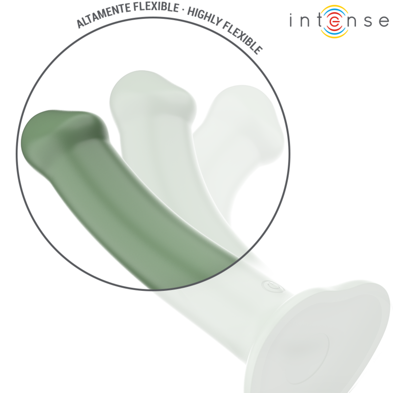 Vibrateur INTENSE BECCA avec ventouse, 10 modes de vibration, télécommande, vert