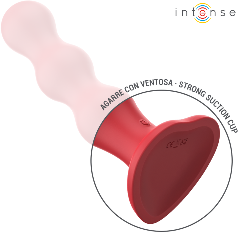 INTENSE - VIBRATEUR CODY AVEC VENTOUSE ET TÉLÉCOMMANDE (ROUGE)