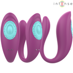 INTENSE - VIBRATEUR ET STIMULATEUR ANNIE EN FORME DE U AVEC TÉLÉCOMMANDE VIOLETTE