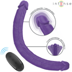 INTENSE - GUNTER DOUBLE DILDO VIBRATOR 40 CM PURPLE REMOTE CONTROL