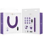 INTENSE - GUNTER DOUBLE DILDO VIBRATOR 40 CM PURPLE REMOTE CONTROL