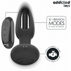 ADDICTED TOYS - PLUG ANALE CON LINGUA VIBRANTE E TELECOMANDO