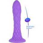 SILEXD - GODEMICHET FANTASY DREAM EN SILICONE LIQUIDE THERMO-RÉACTIF VIOLET 18,5 CM
