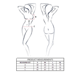 PASSION - BELISSANA BRA + THONG WHITE L/XL