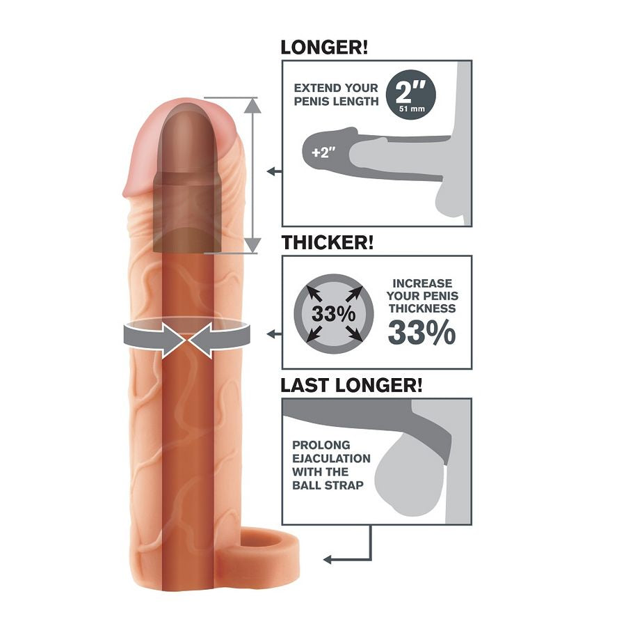 FANTASY X- TENSIONS - PERFECT SKIN 2 EXTENSION BALL STRAP