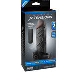 FANTASY X-TENSIONS - REAL FEEL 2 VIBRATING EXTENSION BLACK