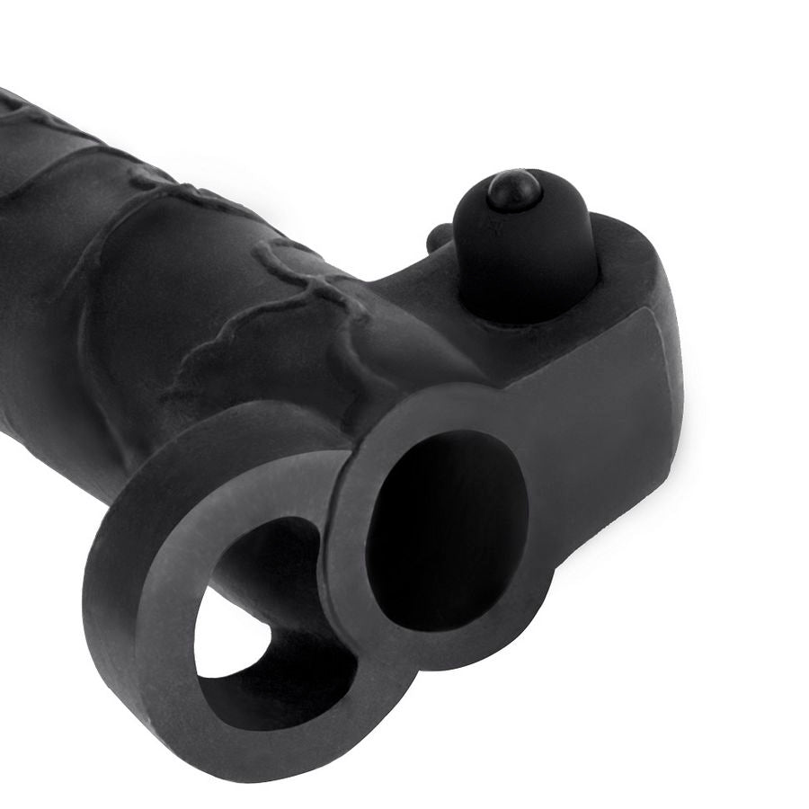 FANTASY X-TENSIONS - REAL FEEL 2 VIBRATING EXTENSION BLACK