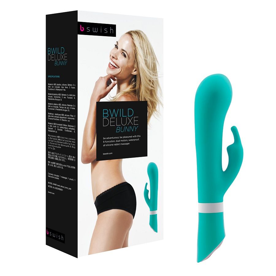 B SWISH - BWILD DELUXE BUNNY VIBRATEUR JADE