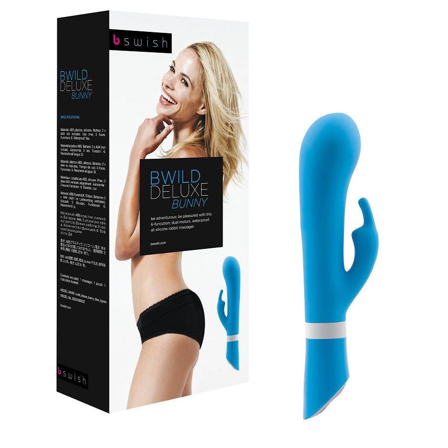 B SWISH - BWILD DELUXE BUNNY VIBRATOR JADE 
