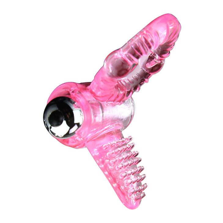 BAILE - SWEET RING ABS 10 RHYTHMS PINK VIBRATING PENIS RING
