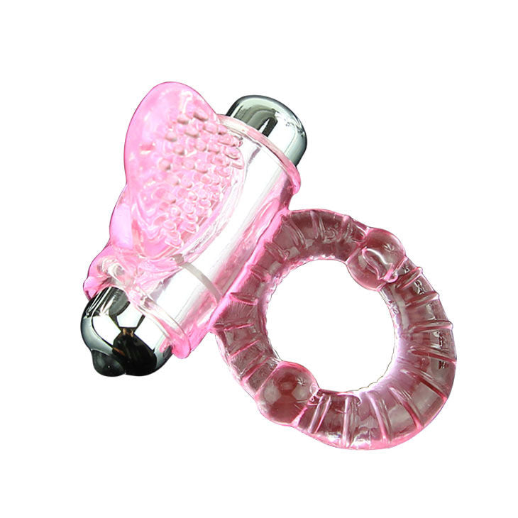 BAILE - SWEET RING ABS 10 RHYTHMS PINK VIBRATING PENIS RING