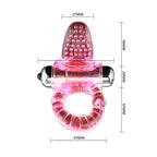 BAILE - SWEET RING ABS 10 RHYTHMS PINK VIBRATING PENIS RING