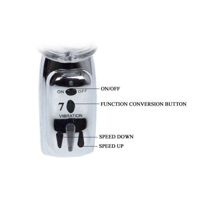 BAILE - AMOUR TRANSPARENT ROTATING MISSILE 26.5 CM