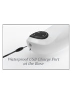 EXTREME TOYZ - PDX MEGA BATOR USB MASTURBATORE MASCHIO VAGINA BIANCO