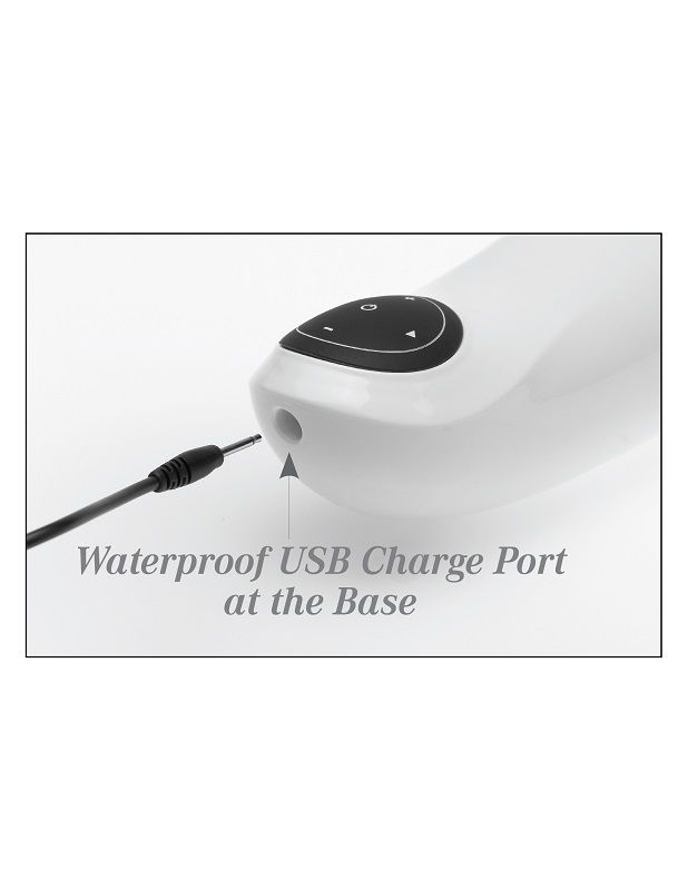 EXTREME TOYZ - PDX MEGA BATOR MASTURBATEUR MASCULIN USB VAGIN BLANC