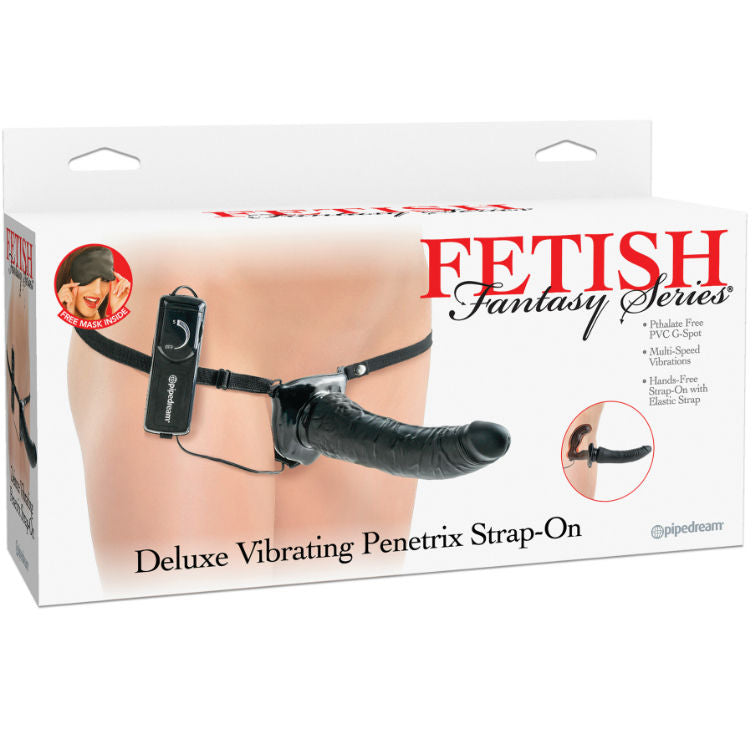 SÉRIE FÉTICHISTE - PÉNÉTRIS DELUXE À STRAP-ON VIBRANT
