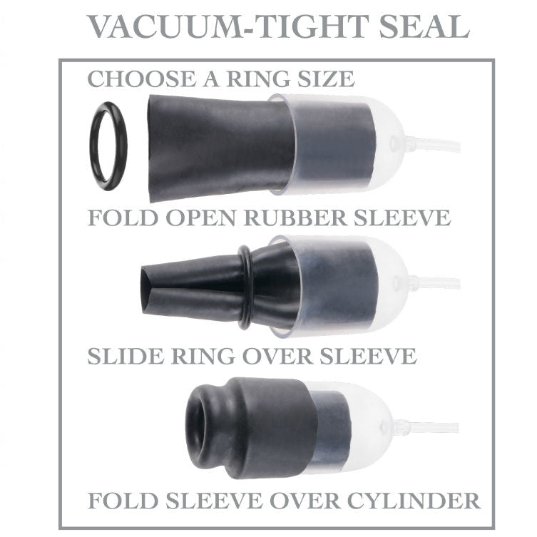 FETISH FANTASY SERIES - SERIE DI GHIANDOLE ASPIRANTI CON ANELLI POTENZIANTI