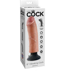 KING COCK - VIBRATEUR GODEMICHET 20,32 CM NATUREL