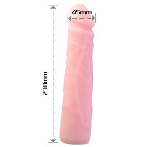 BAILE - GODEMICHET EN SILICONE EFFET PEAU RÉALISTE DE 23 CM