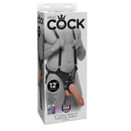 KING COCK - 12" HOLLOW STRAP SUSPENSION SYSTEM - MEAT