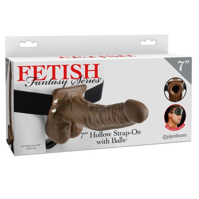 FETISH FANTASY SERIES - 7-BALL HOLLOW STRAP-ON SERIES