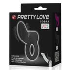 PRETTY LOVE - COBRA ANELLO VIBRATORE NERO