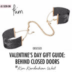 BIJOUX - DÉSIR MÉTALLIQUE MENOTTES MAILLES MÉTAL NOIR