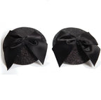 JEWELRY - SHINY BURLESQUE NIPPLE COVERS WITH BOW