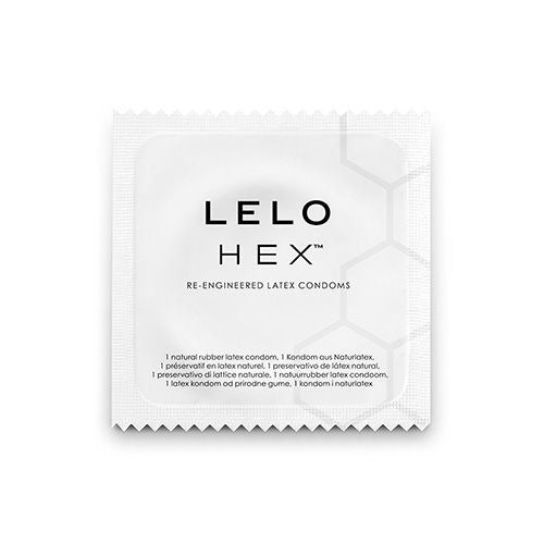 LELO - BOÎTE DE PRÉSERVATIFS HEXAGONAUX 12 UNITÉS