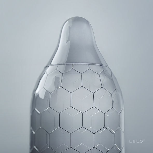 LELO - Boîte de 3 préservatifs HEX