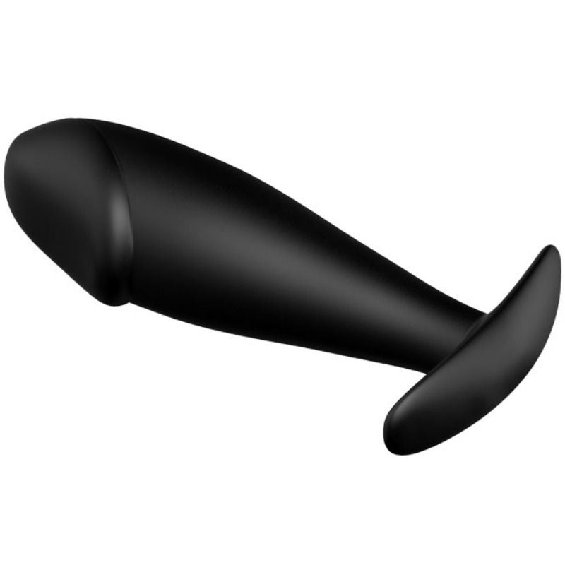 PRETTY LOVE - BLACK SILICONE BUTTER PLUG FOR PENIS