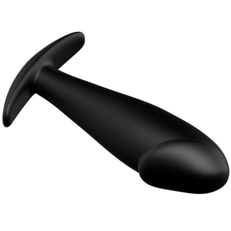 PRETTY LOVE - BLACK SILICONE BUTTER PLUG FOR PENIS