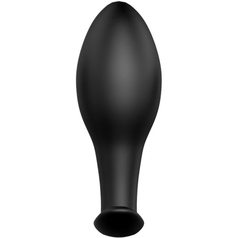 PRETTY LOVE - ANCHOR SILICONE BUTTER PLUG 12 VIBRATION MODES BLACK