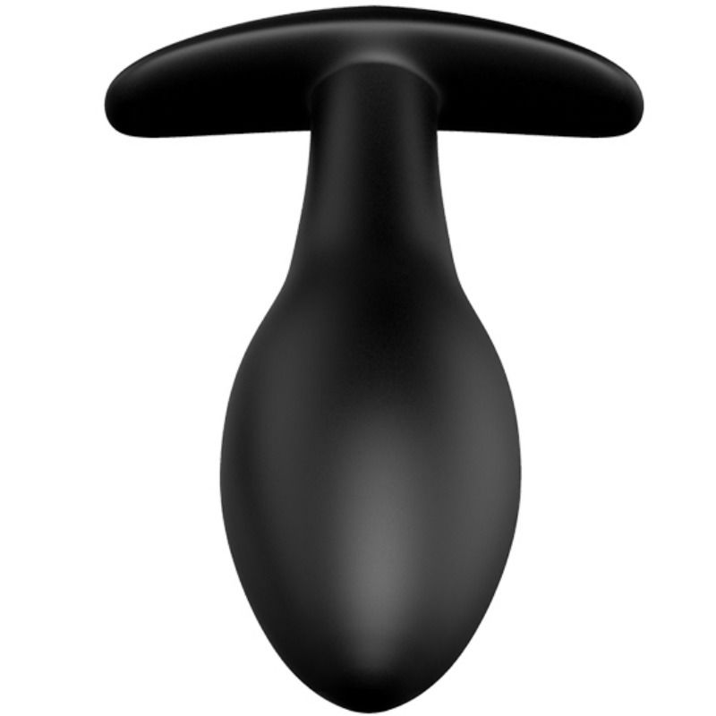 PRETTY LOVE - ANCHOR SILICONE BUTTER PLUG 12 VIBRATION MODES BLACK