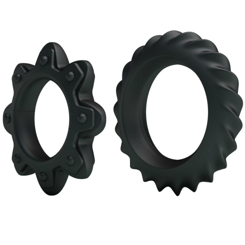 BAILE - KIT OF 2 SILICONE FLOWER RINGS
