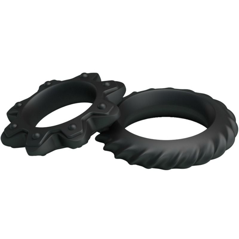 BAILE - KIT OF 2 SILICONE FLOWER RINGS